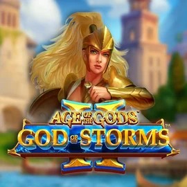 Age Of The Gods: God Of Storms 2 logo by Playtech at PiperSpin Casino