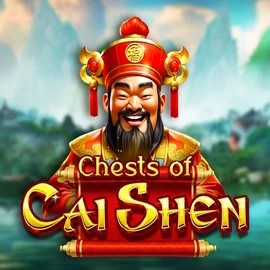 Chests of Cai Shen online game logo by Pragmatic Play on piperspin.it